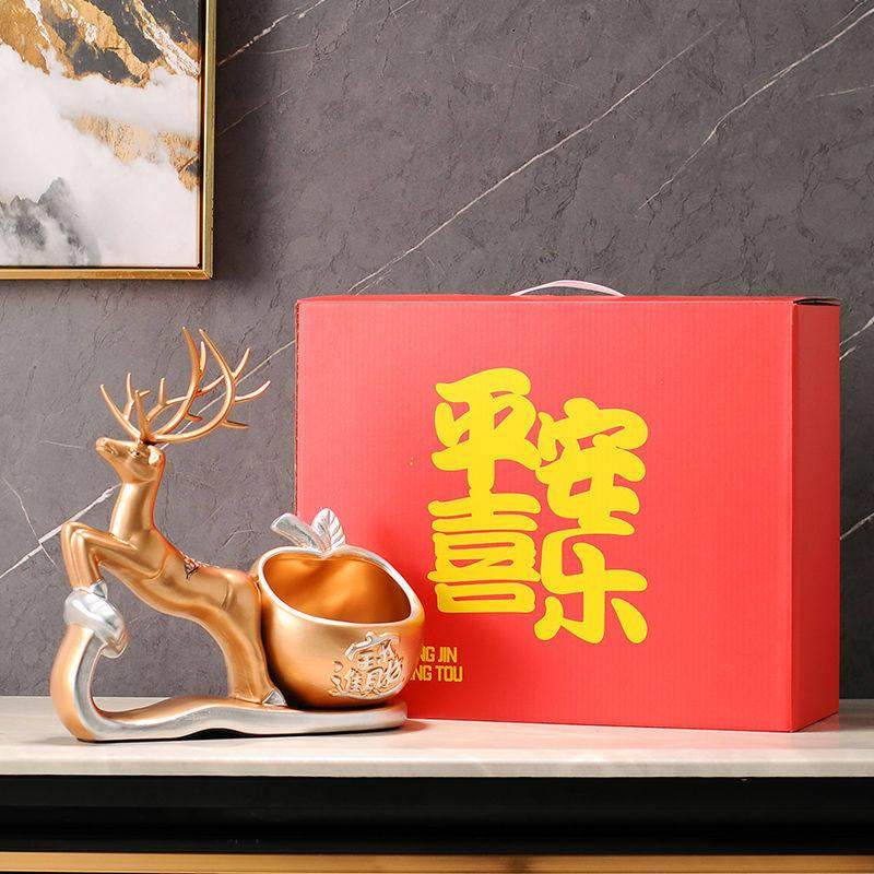 门口放钥匙神器挂创意入户进门口鞋柜玄关放钥匙收纳摆件鹿装饰品,淘宝优惠券,粉丝福利购,淘宝优惠卷