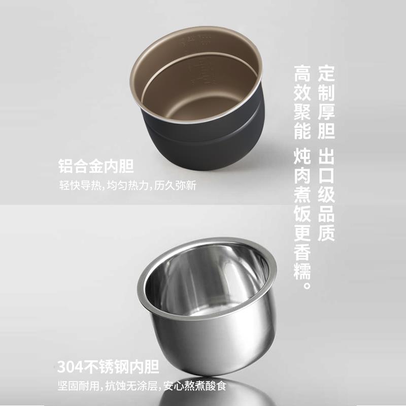 半球电压力锅家用2到3人智能预约多功能2.5L5升6升小型电饭锅迷你 - 图2