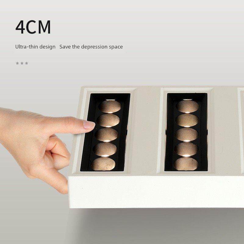 光顿家用超薄全光谱客厅无主灯明装led斗胆灯防眩吸顶式盒子射灯,淘宝优惠券,粉丝福利购,淘宝优惠卷