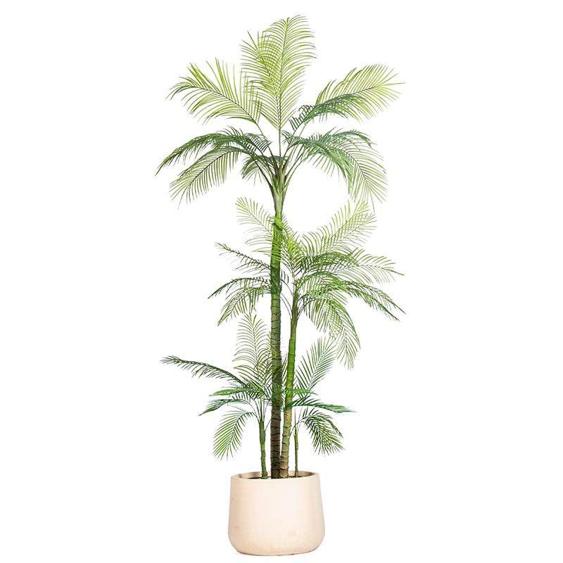 高端轻奢大型散尾葵彷真棕榈树绿植假树植物室内客厅热带造景摆件 - 图3