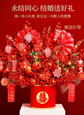 顺丰包邮陶瓷福桶摆件客厅装饰结婚入宅新房布置乔迁新居开业礼品