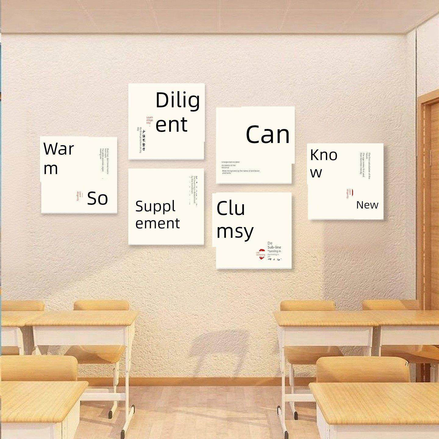 励志标语班级教室氛围布置装饰文化墙贴学校学习培训初高中三小学,淘宝优惠券,粉丝福利购,淘宝优惠卷