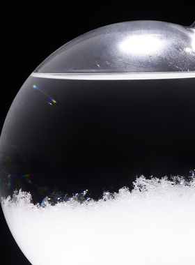 天气预报瓶地球仪气象瓶天气瓶风暴瓶创意摆件网红客厅玻璃装饰品