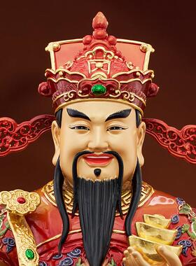 纯铜范蠡财神爷摆件家用供奉文财神像店铺开业招财2026年新款财神