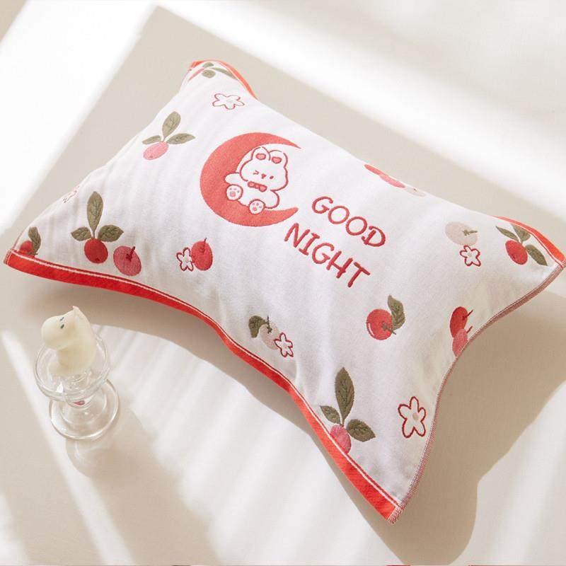 儿童枕巾纯棉一对装加厚吸汗全棉纱布可固定枕头巾枕头套巾婴儿,淘宝优惠券,粉丝福利购,淘宝优惠卷