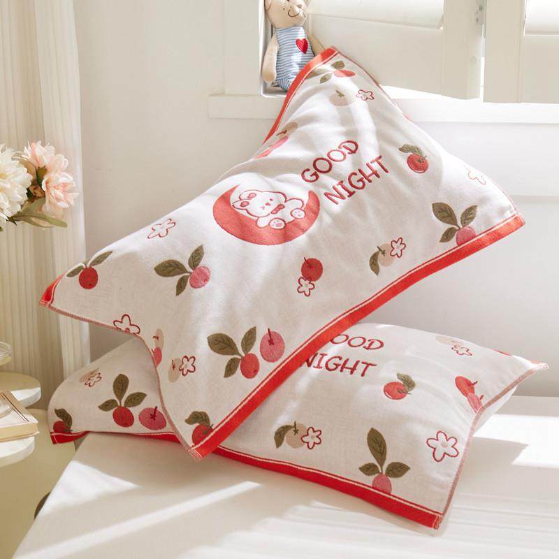 儿童枕巾纯棉一对装加厚吸汗全棉纱布可固定枕头巾枕头套巾婴儿,淘宝优惠券,粉丝福利购,淘宝优惠卷