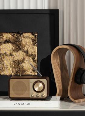 轻奢高级感床头柜化妆台摆件现代卧室房间飘窗设计师组合软装饰品