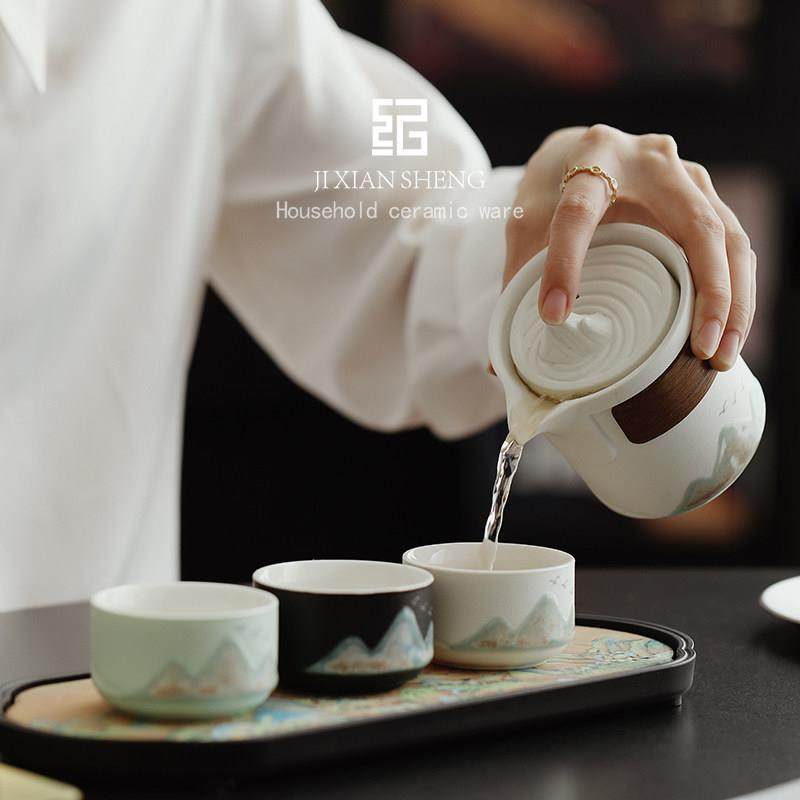 国潮风高档功夫茶具套装礼盒送长辈领导爸爸老师寿宴退休新婚礼物,淘宝优惠券,粉丝福利购,淘宝优惠卷