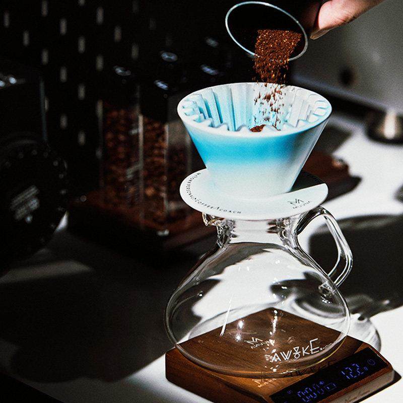 MUVNA慕威纳 陶瓷蛋糕滤杯手冲分享壶过滤杯家用煮咖啡过滤器漏斗,淘宝优惠券,粉丝福利购,淘宝优惠卷