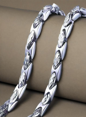 同款Pt950铂金项链 男士简约经典 高端商务 防过敏 送礼首选