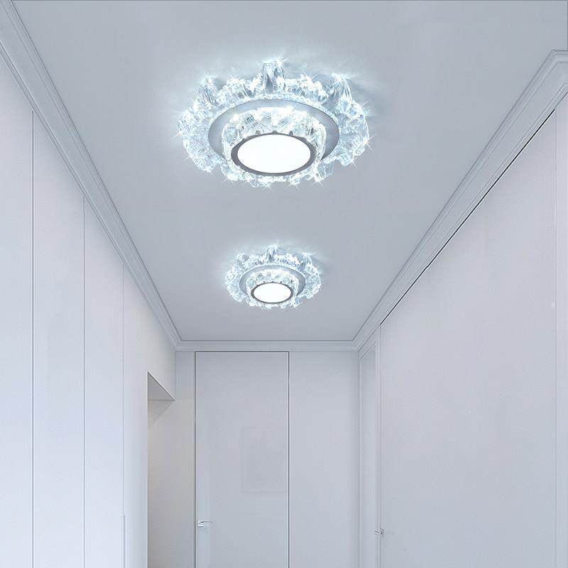 走道灯走廊灯具现代水晶门厅入户玄关灯创意led阳台灯吸顶灯灯具,淘宝优惠券,粉丝福利购,淘宝优惠卷