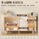French sideboard rattan storage cabinet modern simple home dining room tea cabinet kitchen storage cabinet sideboard