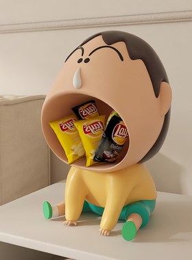 阿呆客厅a桌面钥匙收纳托盘入户玄关入门乔迁新居礼品软装饰品摆