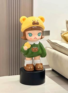 茉莉公主饼干 干女孩落地大摆件潮流卡通模型网红家居客厅橱窗装