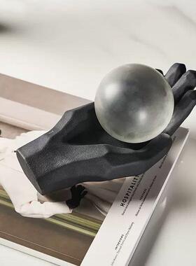 现代简约艺术手摆件饰品桌面酒柜装饰样板间客厅电视柜北欧风