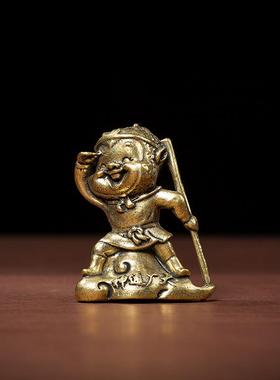 黄铜西游记师徒四人小摆件精致礼品收藏工艺品茶宠纪念品桌面玩件