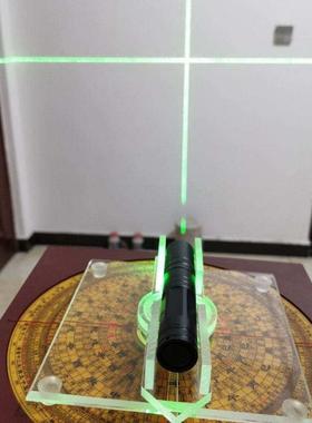 罗盘激光定位指向器360度转台湾定位风水罗经全自动十字激光