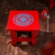 Mongolian small stools Mongolian characteristic furniture stools and floor stools Mongolian yurt furniture furnishing stools