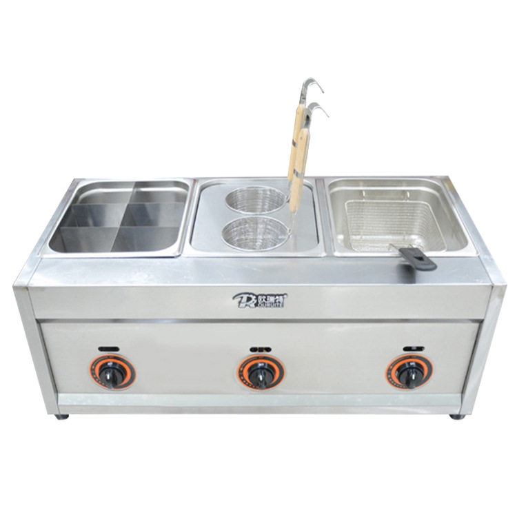 Commercial stall gas malatang oden cooking machine