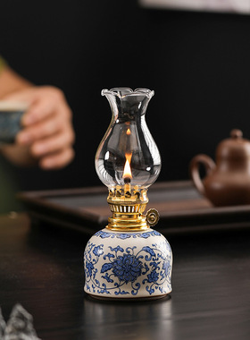 茶室家居摆件灯供佛照明灯氛围灯