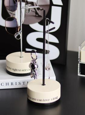 EpeiusHome实木可旋转桌面钥匙饰品手表挂架玄关收纳架北欧ins风