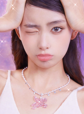 FunF/乐纷绮 设计师款高级甜美珍珠马年饰品梦马星河·飞马项链