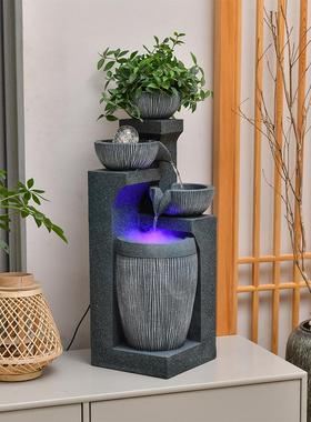 流水喷泉生财摆件落地客厅办公室内桌面招财风水球循环水装饰鱼缸