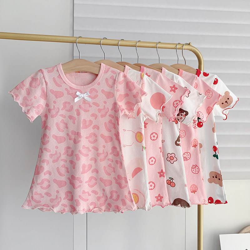 女宝宝夏季连衣裙儿童2023新款睡衣裙子中小童纯棉秋季外穿0-5岁,淘宝优惠券,粉丝福利购,淘宝优惠卷