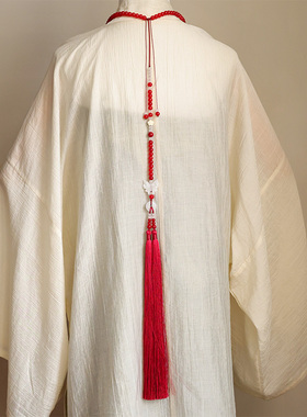 古风明制璎珞流苏马面裙项链