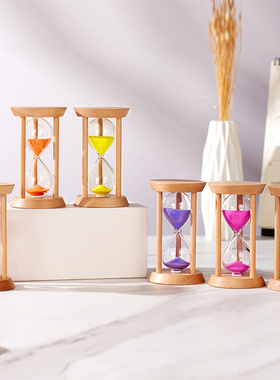 时间沙漏计时器儿童5/10/20/30半小时分钟漏斗计时器创意礼物摆件