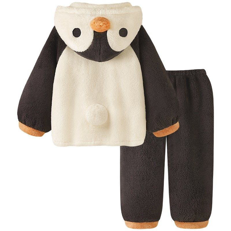 【设计师款】情侣睡衣女冬季加厚珊瑚绒保暖套装可爱秋冬家居服男,淘宝优惠券,粉丝福利购,淘宝优惠卷