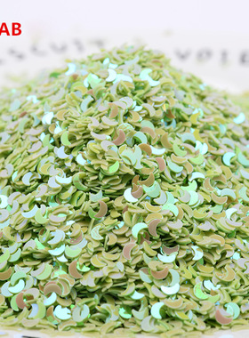 新款月亮金光珠片服装饰品辅料手工diy亮片材料包美甲配件工厂批