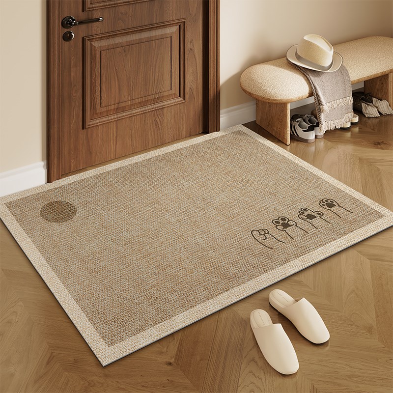 卡通狗地垫入户门进门地毯门口y家用门垫防滑客厅入户玄关脚垫裁 - 图1