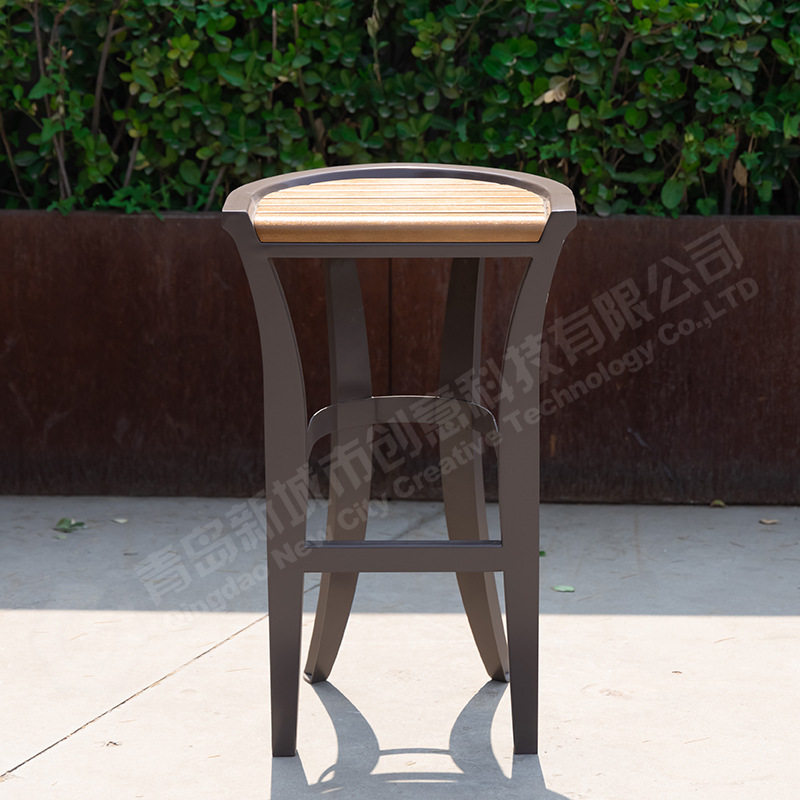 北欧风吧台椅创意铁艺凳实木高脚椅酒吧奶茶店咖啡店餐厅前台椅,淘宝优惠券,粉丝福利购,淘宝优惠卷