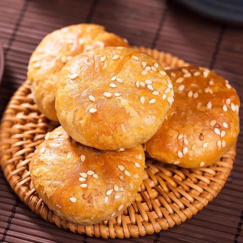 黄山烧饼正宗安徽特产梅干菜扣肉酥饼网红代餐饱腹解馋小零食糕点,淘宝优惠券,粉丝福利购,淘宝优惠卷