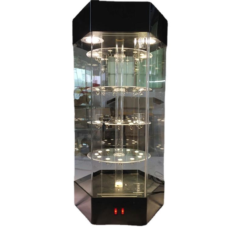 有机玻璃展示架小挂件礼品旋转展示柜样品饰品耳环精品展柜亚克力 - 图3