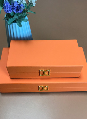 样板房间摆件软装首饰盒售楼处书柜展厅储物盒客厅衣帽间收纳盒