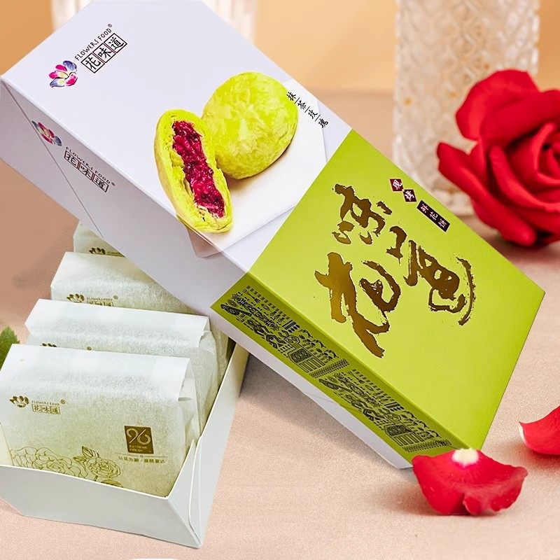 花味道抹茶玫瑰饼鲜花饼手工现烤小吃美食休闲零食糕点心月饼早餐,淘宝优惠券,粉丝福利购,淘宝优惠卷
