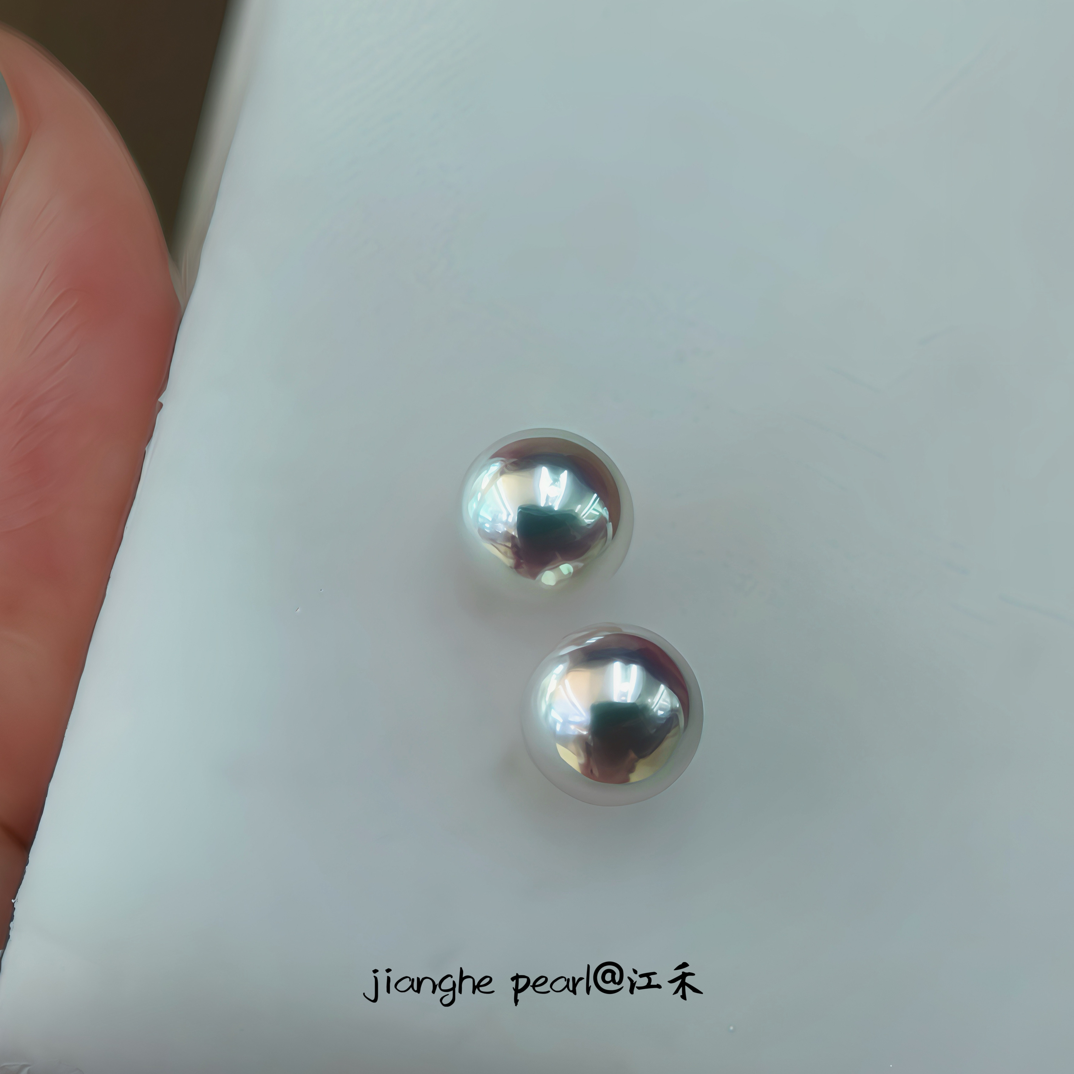 天然海水akoya珍珠耳钉18k金耳钉正圆极光耳环赵露思同款简约素钉,淘宝优惠券,粉丝福利购,淘宝优惠卷