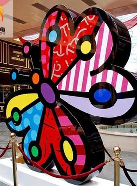 大型人物公仔雕塑美陈景观卡通动物户外摆件定制大型玻璃钢雕塑