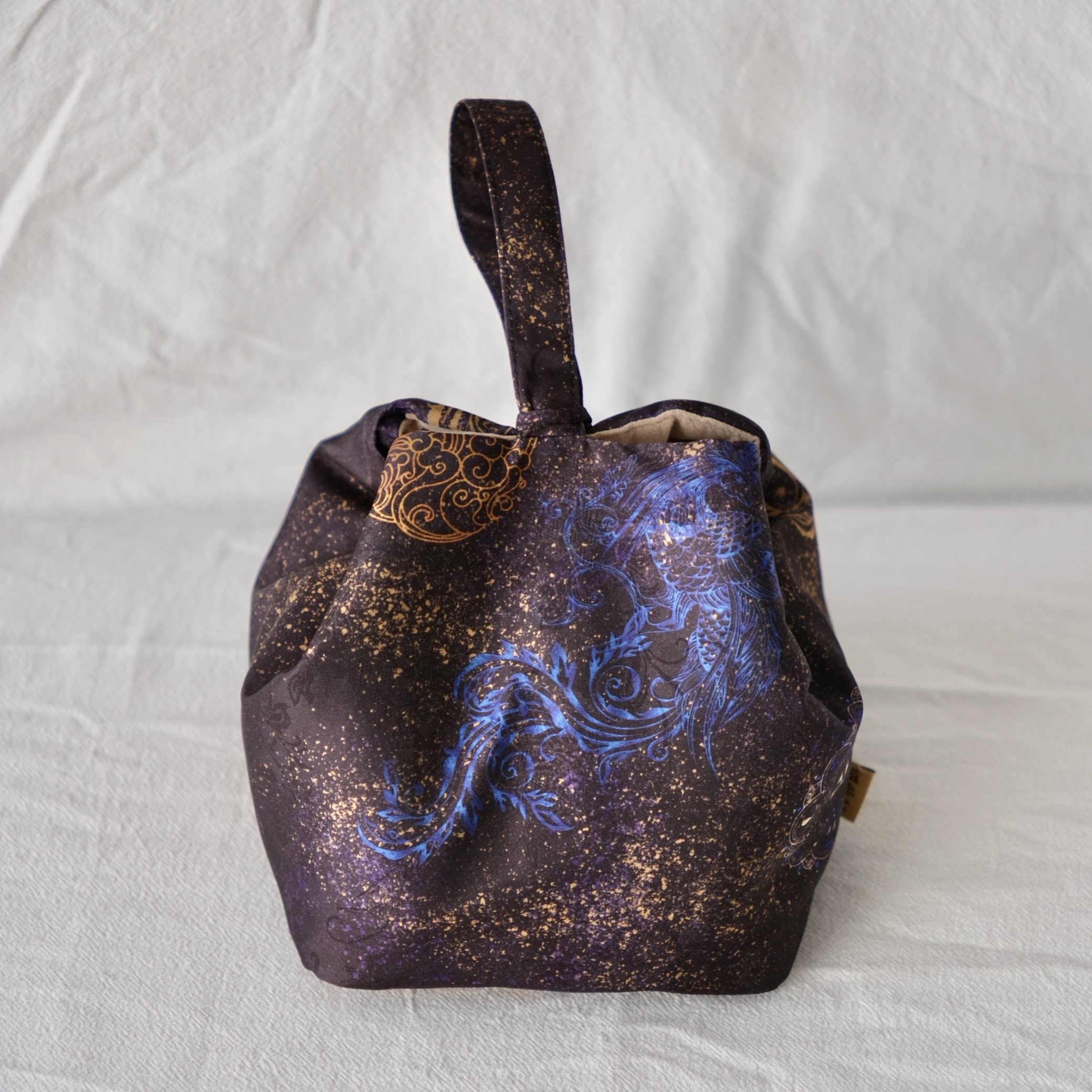 YC hair heirloom pot protective cover storage bag brocade tea bag outdoor travel handbag new Chinese tea set bag