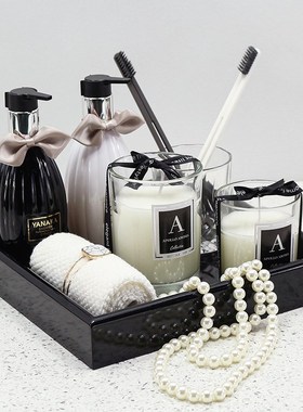 卫生间洗手台摆件酒店样板房洗手池装饰品样板间浴室洗漱台面摆设