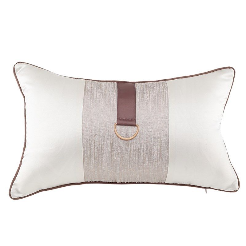 新中式轻奢腰枕含芯样板间软装沙发靠枕卧室床头靠背垫套含羽绒芯,淘宝优惠券,粉丝福利购,淘宝优惠卷