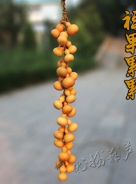 天然手捻小葫芦挂件招财家居门对门道具连藤文玩葫芦串客厅装挂饰