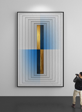 几何空间入户玄关装饰画走廊挂画客厅沙发背景墙餐厅壁画2022新款