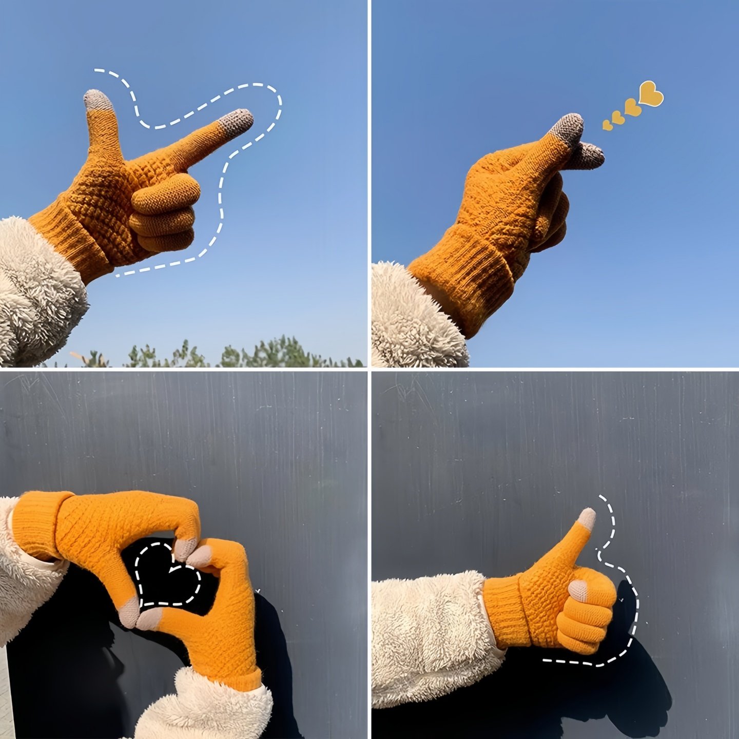 冬季手套保暖防寒手套女士加厚可爱学生写字玩手机加厚触屏手套,淘宝优惠券,粉丝福利购,淘宝优惠卷