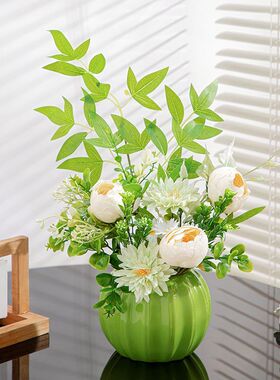 假花仿真花摆设干花花束客厅摆件花艺家居装饰品高档餐桌摆花插花