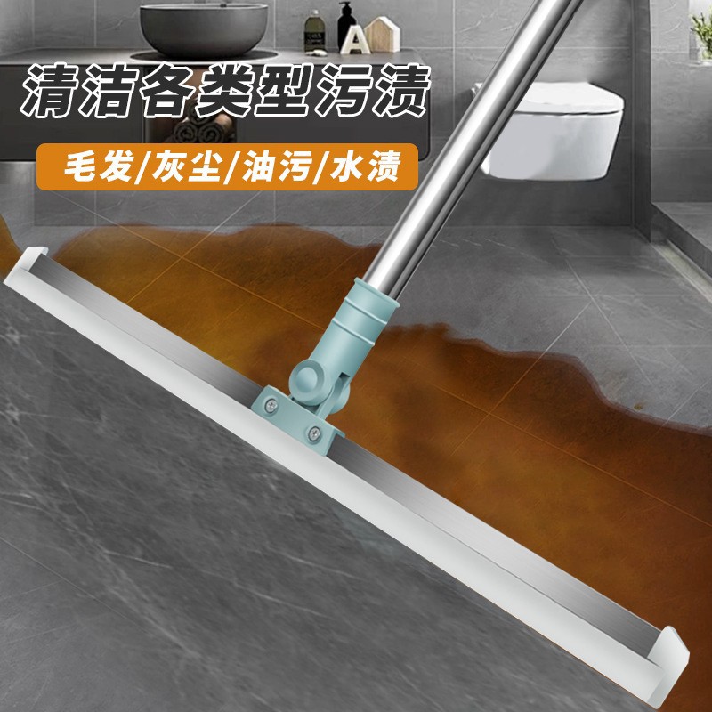 软硅胶扫把卫生间刮地水痕家用干湿两用三效合一浴室扫水大号拖地 - 图0