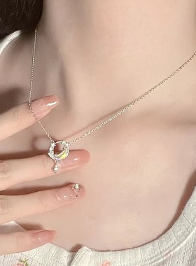 999纯银项链女生款轻奢小众2024新款爆款情人节礼物送女友高级感