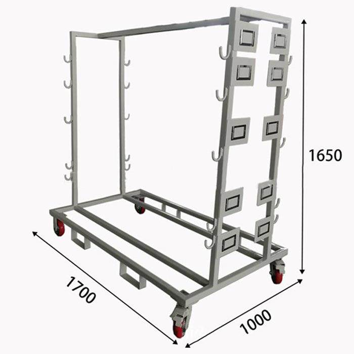 双面物料盒推车成卷布料周转车配6寸脚轮支持非标,淘宝优惠券,粉丝福利购,淘宝优惠卷